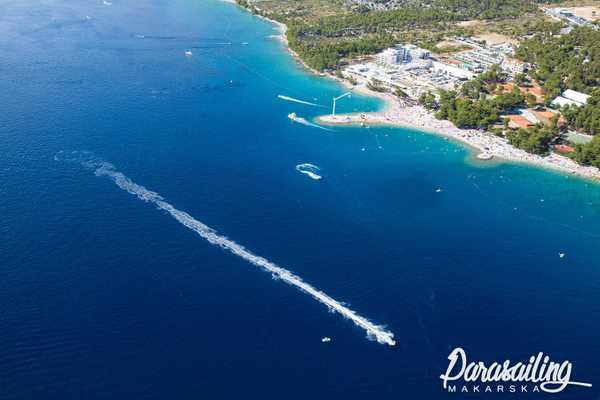 Makarska parasailing location